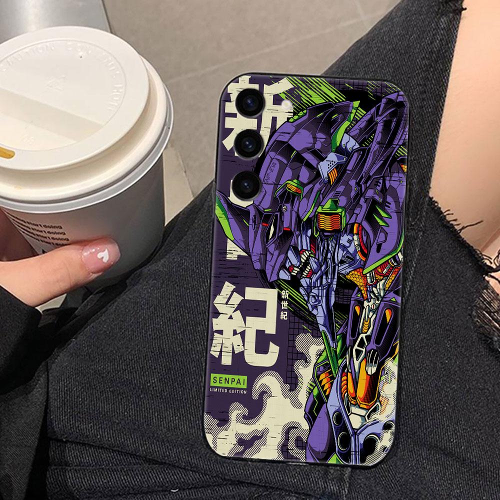 Custodia per Telefono N-Neon G-Genesis E-Evangelion 01 02 Per Samsung Galaxy S26 S25 EDGE S24 S23 S22 S21 S20 FE S10 Ultra PLUS LITE Cover