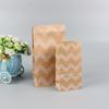 Flat Bottom Kraft Paper Bag for Christmas Gift and Food Packaging