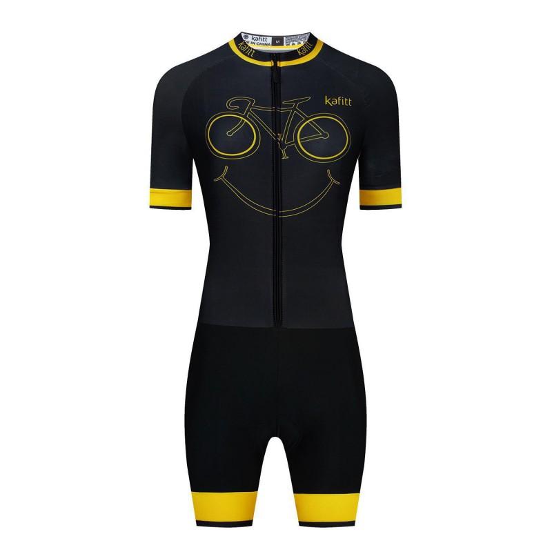 Unisex Quick-Dry Short-Sleeve Cycling Bodysuit Mountain Bike Downhill Trail Riding Outdoor Sport