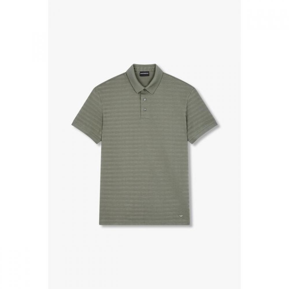 Emporio Armani Men S Stripe Cotton Polo Shirt A515126065 S
