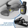 Alloy Car Glasses Clip Sun Visor Sunglasses Holder For Ferrari LaFerrari Daytona SP3 Spider SF90 F80 Eyeglass Mount Accessories KL9