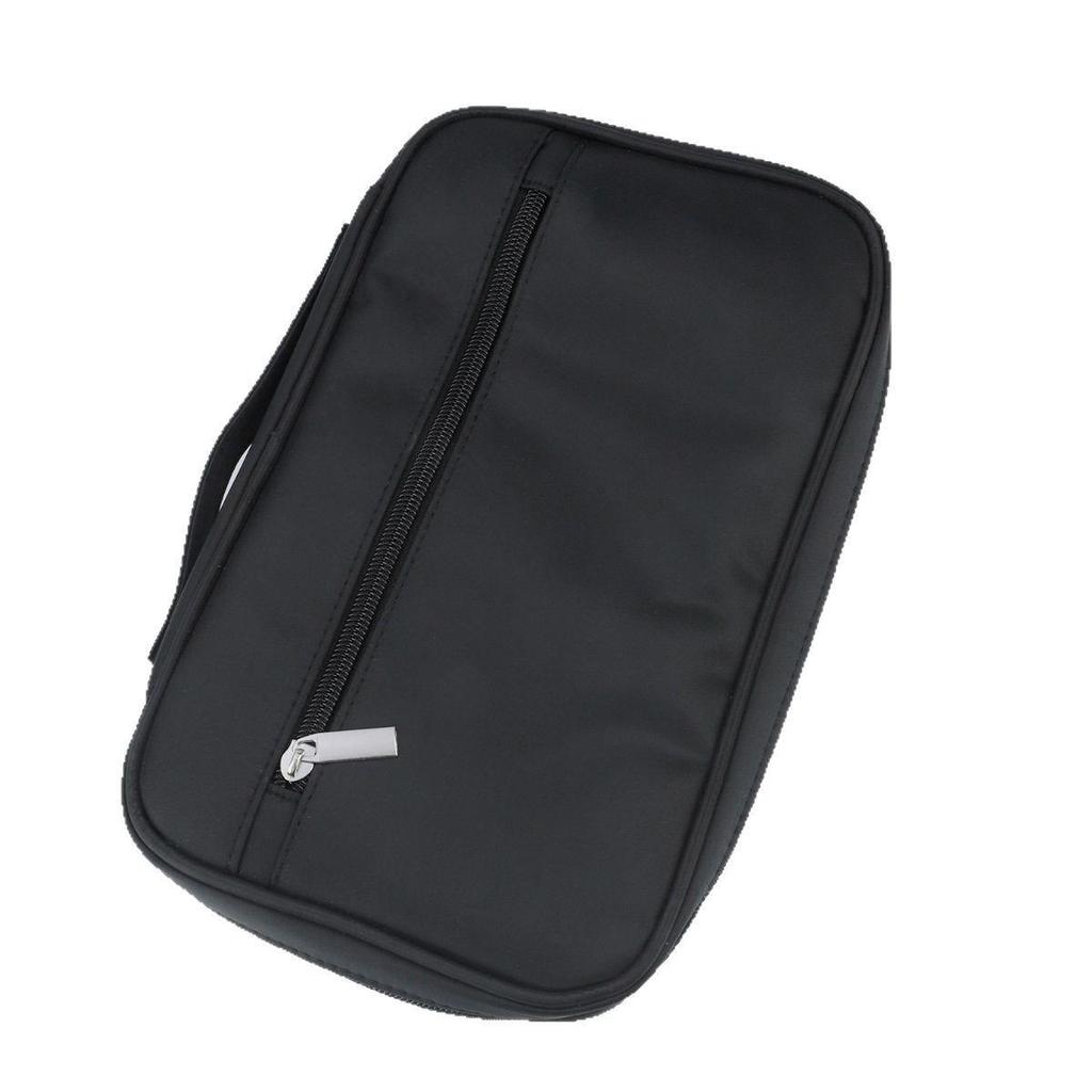 Portable Foldable Makeup Brush Bag with Stand-Up Design