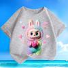 Children's Fashionable Pure Cotton Top, Cute Loose T-shirts for Boys and Girls  Summer