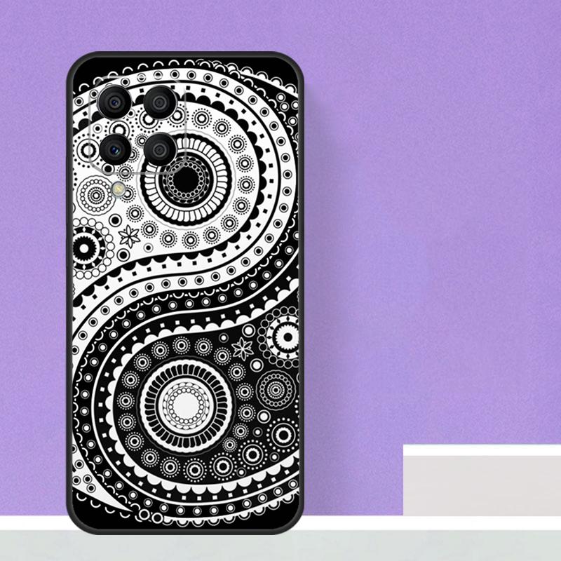 Czarna Bandana Paisley Etui na Samsung Galaxy M55 M15 M13 M33 M53 M20 M30s M31s M12 M32 M52 M11 M51 M14 M34 M54