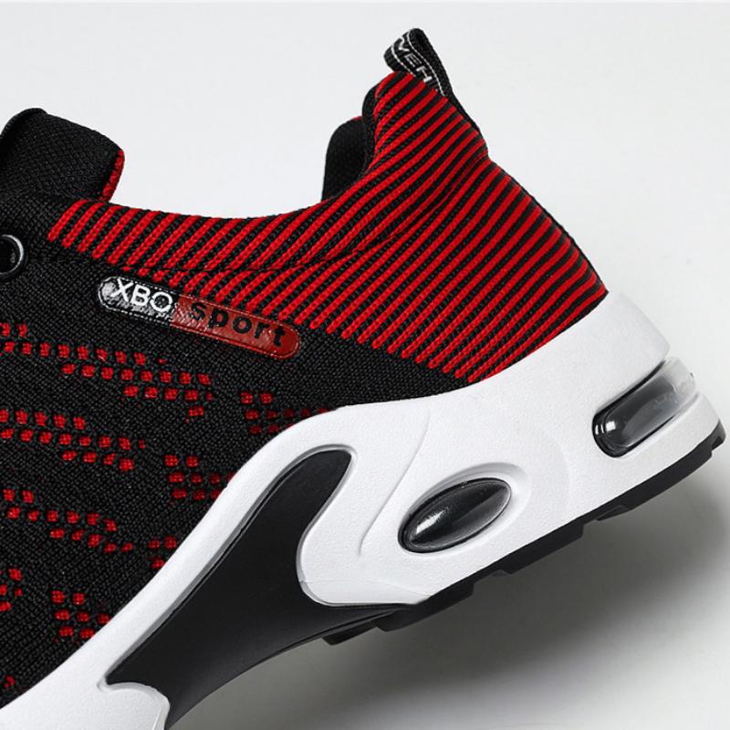 Nowe modne oddychające sznurowane buty do biegania lekkie, codzienne, męskie, buty sportowe z miękką podeszwą