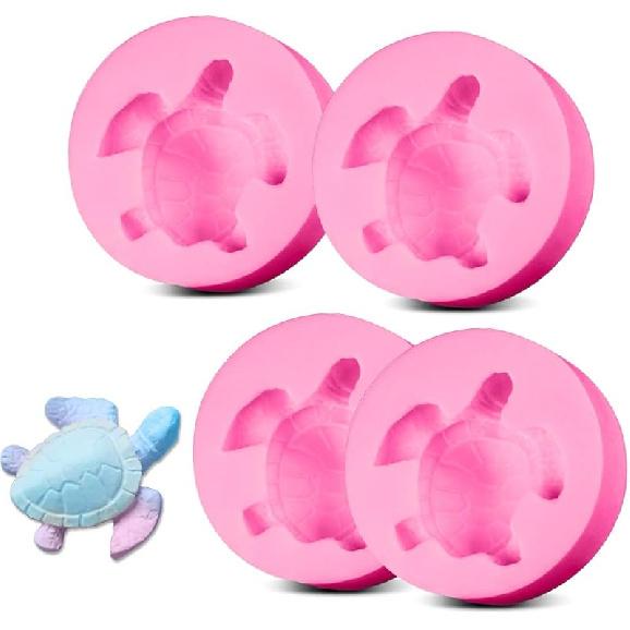 Rolin Roly 3PCS Butterfly Fondant Silicone mold Butterflies Cake Molds 3D Animal Candy Mould 3 Cavities DIY Decorating Desserts Mould for Jelly