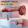 Heated Vibrating Silicone Dildo – 42° Warmth, Strong Suction, Soft Texture, Rechargeable, for G-Spot, Vaginal & Anal Play