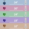 Discoloration Love Pendant Necklace Fashion Women Thermochromic Mood Monitor Heart Pendant Necklaces Stainless Steel Chain Necklaces Jewelry Gift