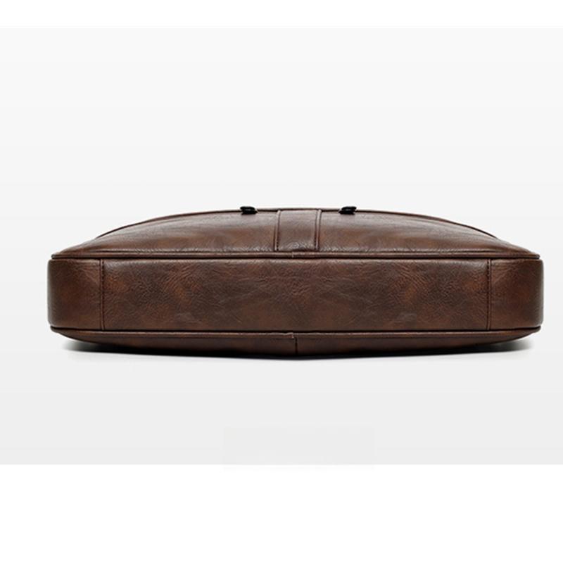 Men's New Business Laptop Bag Fashion Men's One-shoulder Messenger Briefcase Large-capacity Retro Shoulder Bag