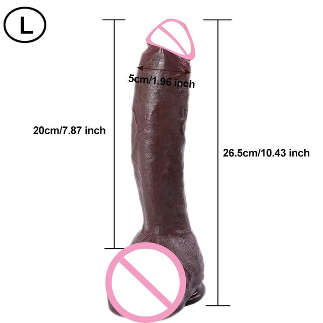 Man Penis Realistic Soft Strapon Dildo Double Silicone Dick Vaginal Masturbators Flesh Cock Gay Anal Plug Sex Toy for Women