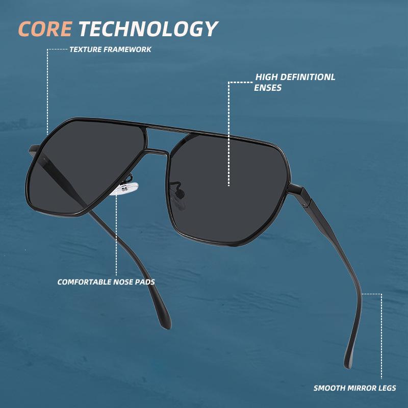 Aluminium Magnesium Tag und Nacht Farbwechsel Polarisierte Sonnenbrille Outdoor Angeln Autofahren Sonnenbrille Pilot Autofahrerbrille Herren