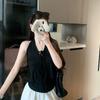 Summer New Spice Girl Style Neck Sling Vest Women's Backless Design Sense Slim Skinny Versatile Top