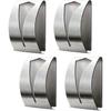 Self-adhesive Towel Racks, Towel Hooks, Hand Towel Hooks, Tea Towel Holders for Bathroom, Kitchen (4 Pieces)