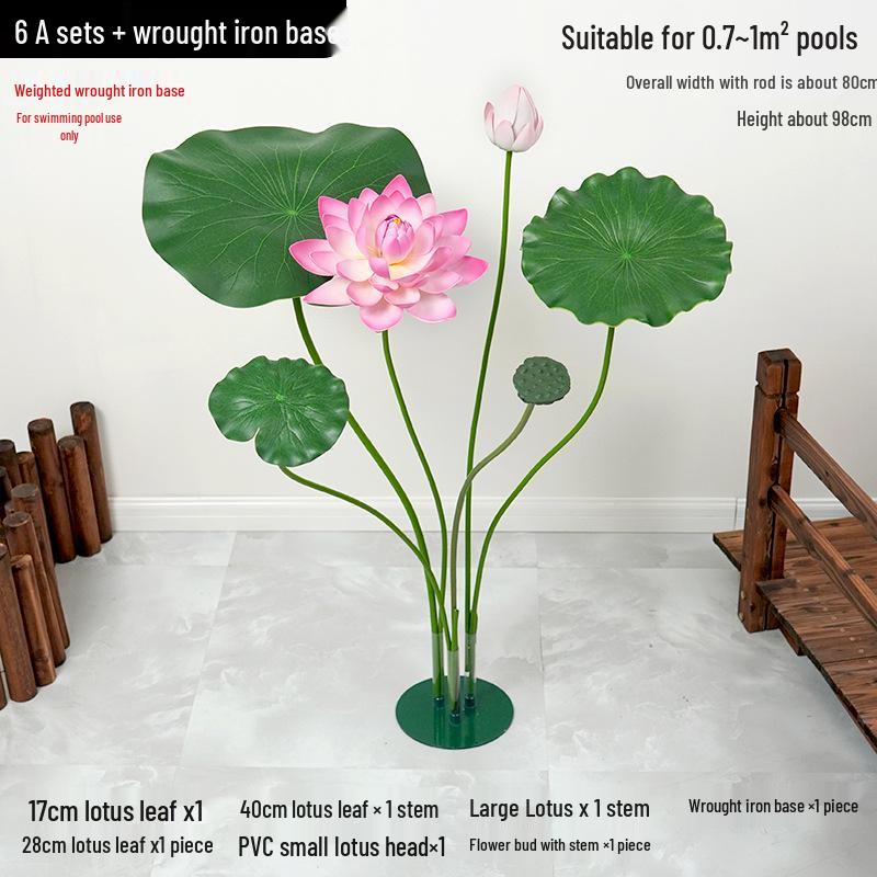 EVA Lotus und Lotusblatt Tanz Requisiten für Teich Bühnenbild Dekoration