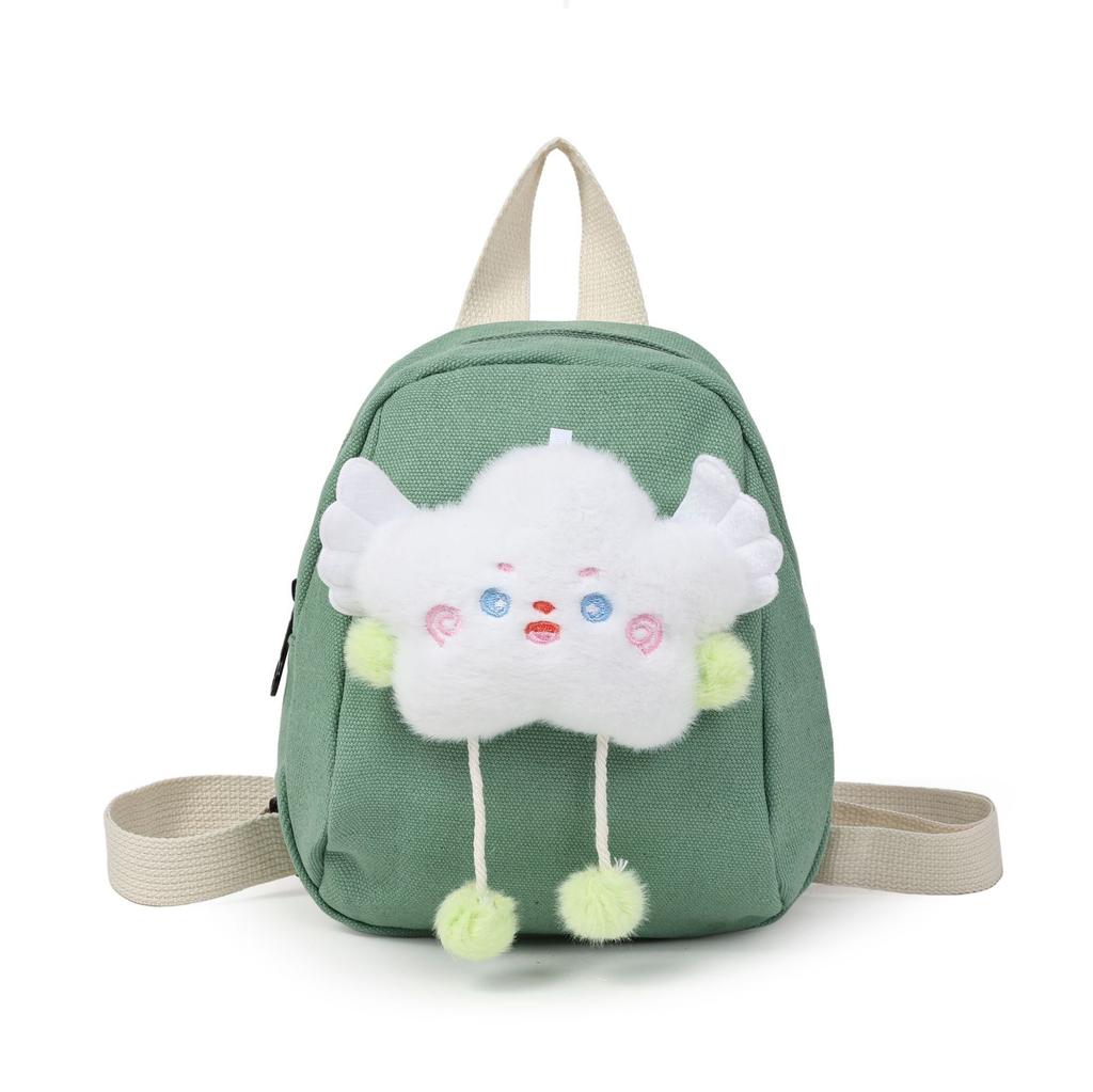 Kompakter Rucksack im Schülerstil für Mädchen, Kinder, kleine Tasche