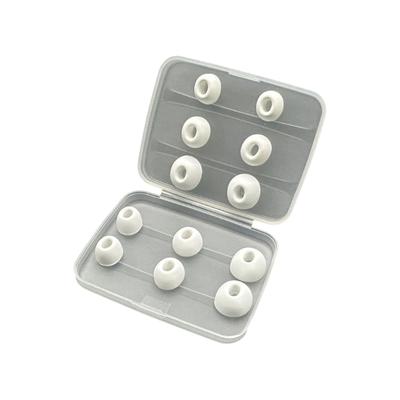 12 dalių silikoninių ausinių antgalių rinkinys su dėklu /pro2 patobulintam komfortui ir saugumui