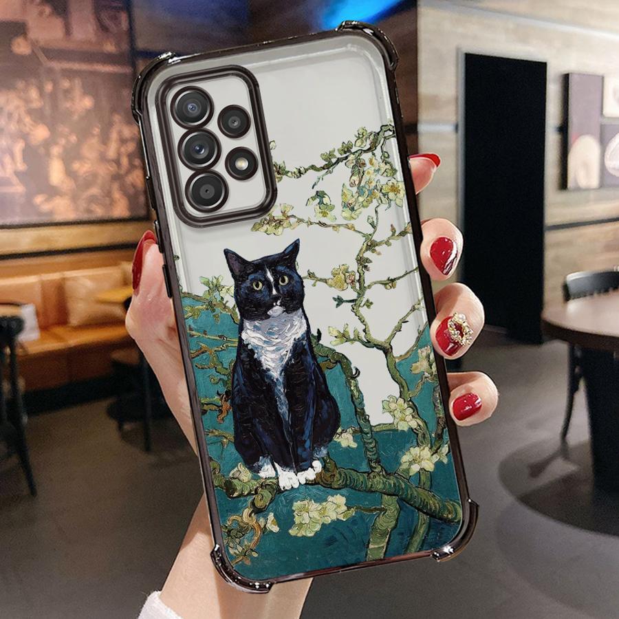 Van Gogh Art Case for Samsung Galaxy A15 A52 A17 A26 A13 A24 A33 A21s A25 A16 A35 A36 Soft Cover