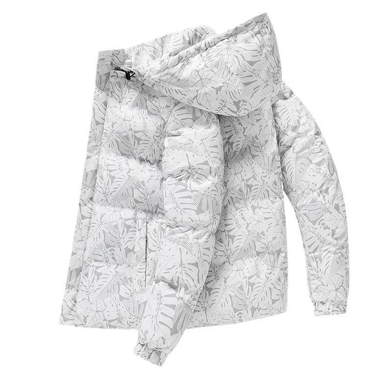 Men's Camouflage Cotton Padded Jacket with Detachable Hood - Warm, Thick, Loose Plus Size