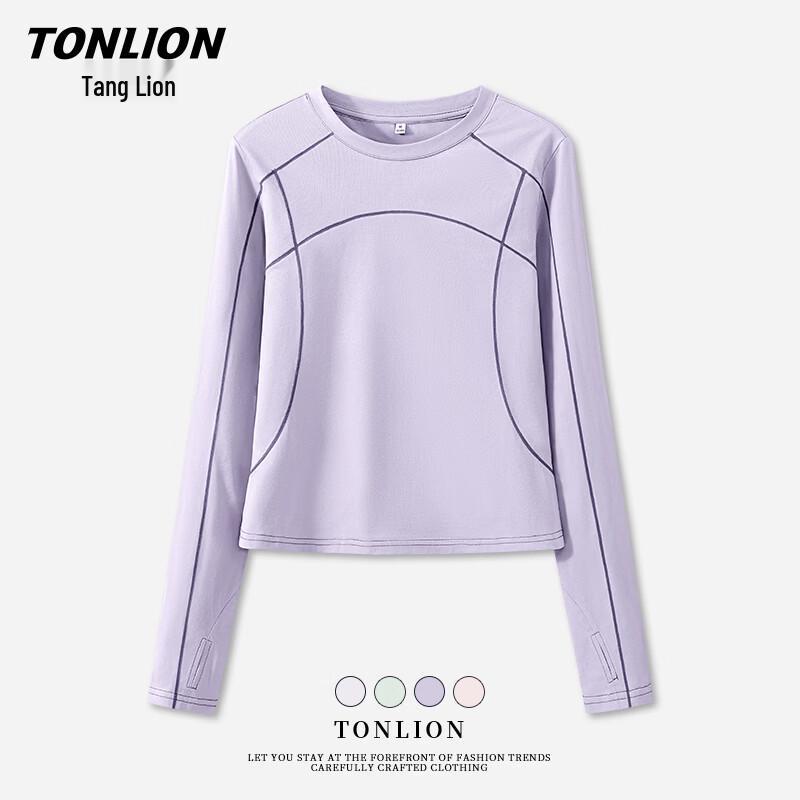 

TonLion Women s Long-Sleeve UPF50+ Sun Protection Sport T-Shirt S