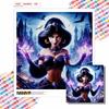 5D DIY Diamond Painting Decorative The Black Princess Full Round Drill Scenery Diamond Embroidery Cross Stitch Kits Home Decor Gift