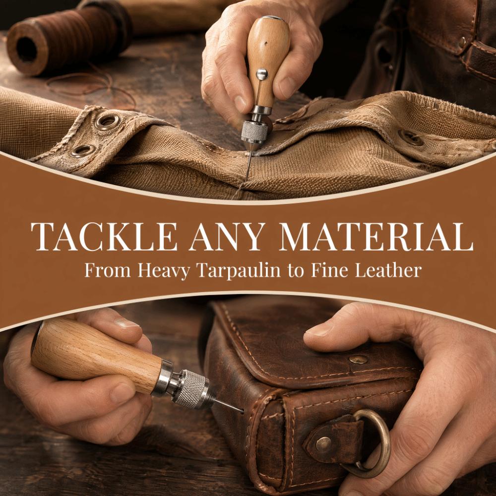 Repair Stitching Hand Stitching Tool Professional Stitcher Sewing Awl Kit For DIY Leathercraft