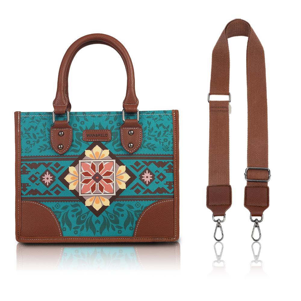 Multi-functional Bohemian-style Three-dimensional Versatile Mother-and-child Bag, Canvas Bag, Large-capacity Women's Bag