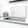 GLASS PROTECTIVE PLATE FOR STOVE 80x52 WOOD