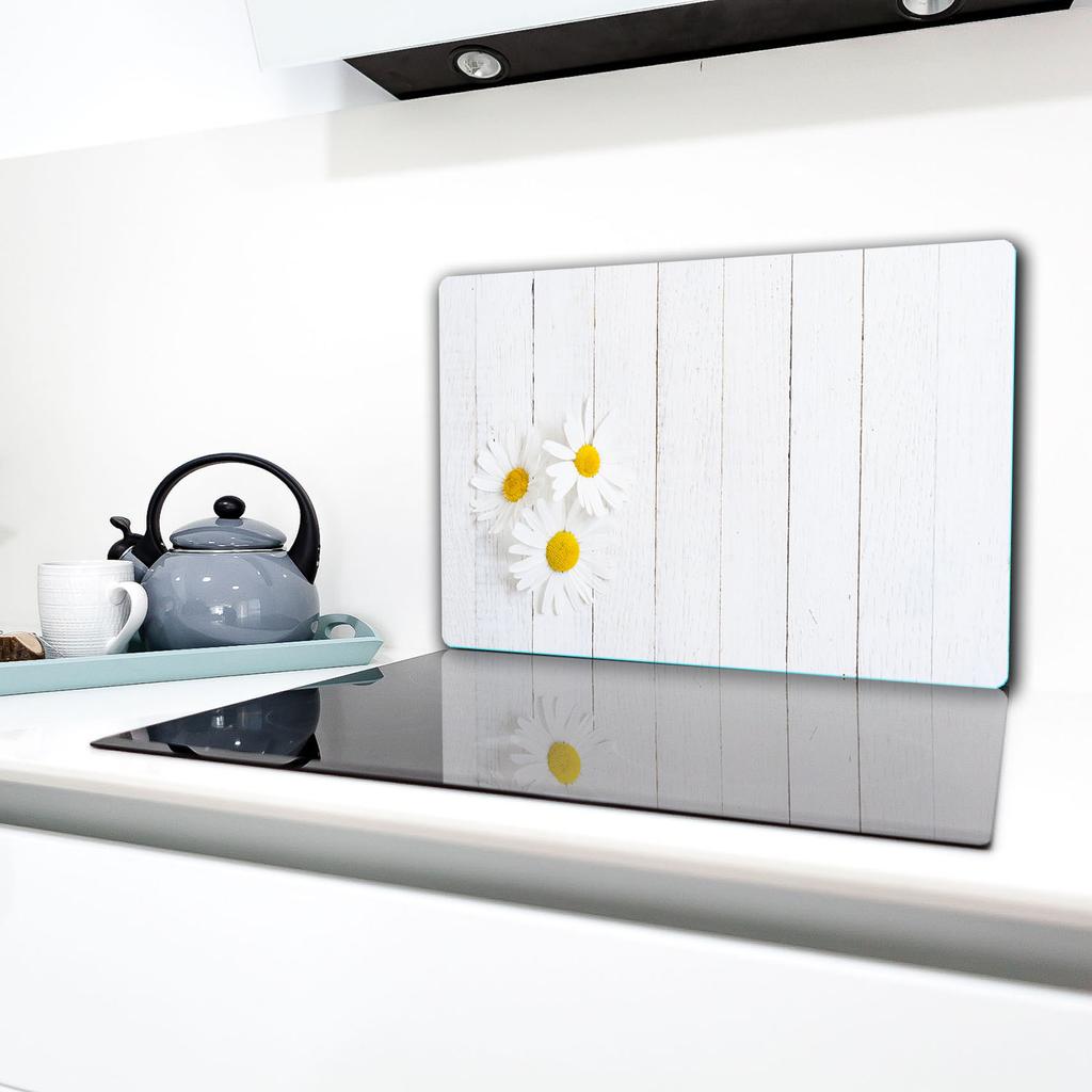 GLASS PROTECTIVE PLATE FOR STOVE 80x52 WOOD
