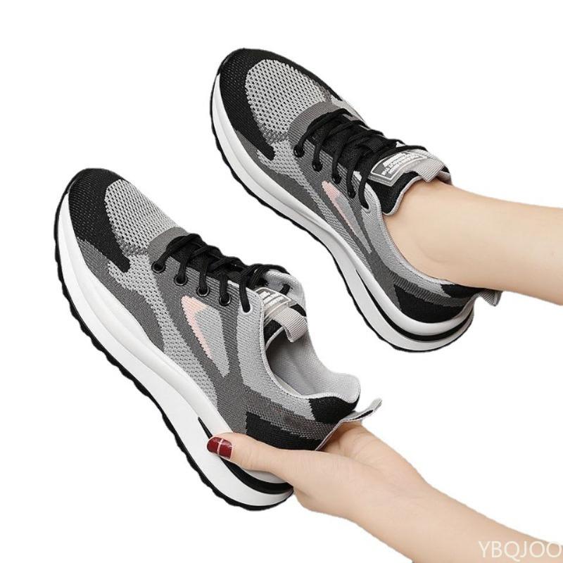 Fashion Spring summer new sports fashion mesh breathable casual shoes simple comfortable anti slip wear-resistant women's shoes