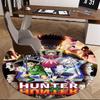 1pc Hunter X Hunter Anime Cartoon Design Round Carpet Office Chair Mat Non-Slip Rug for Home Decor, Living Room, Bedroom