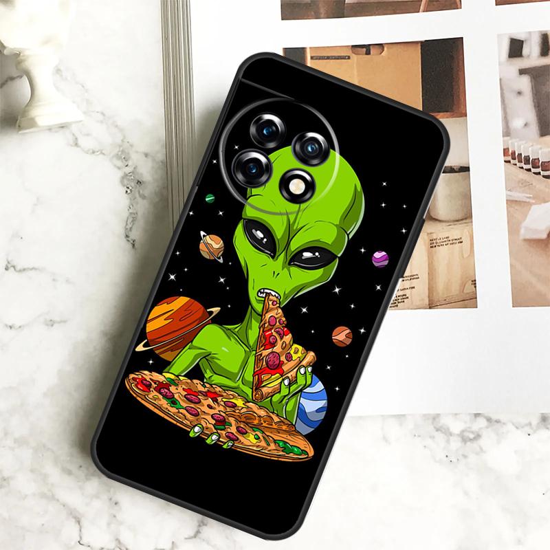 Space Alien Magic Case For OnePlus 12 12R 11 9 10 Pro 10R 9R 8T 10T Nord 3 CE 2 Lite 2T N10 N20 N30 CE4 Cover