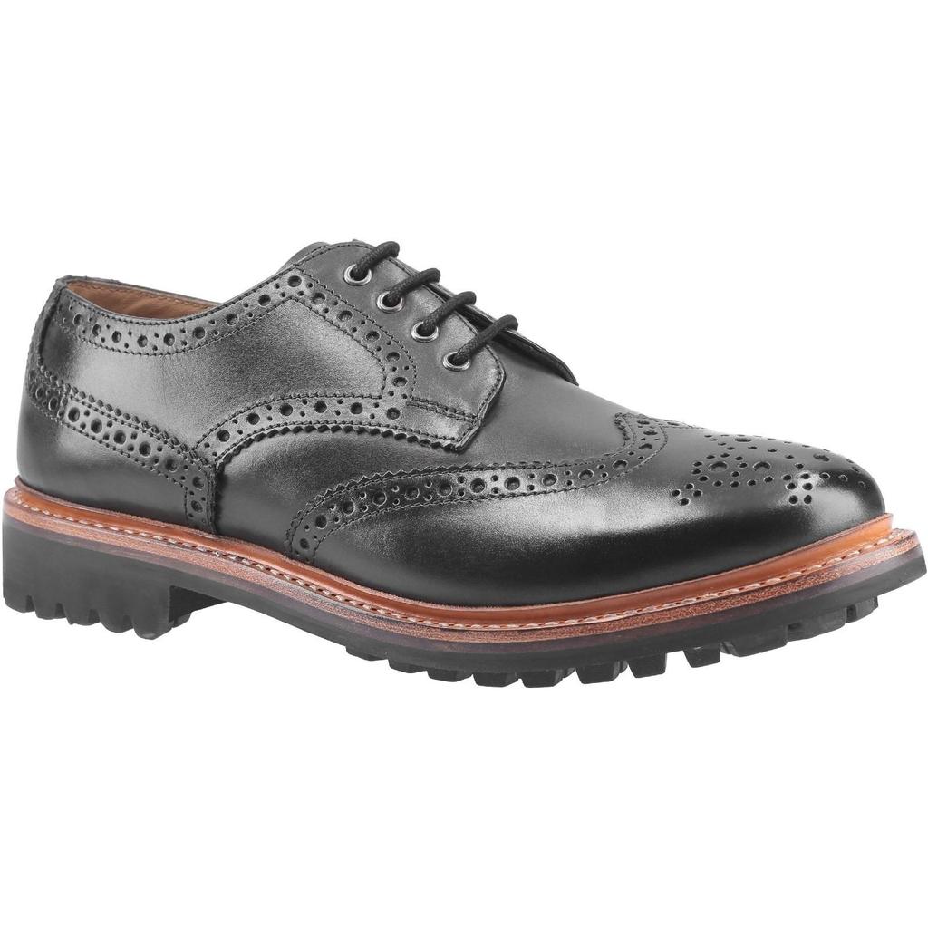 COTSWOLD Mens Quenington Commando Lace Up Dress Leather Shoe