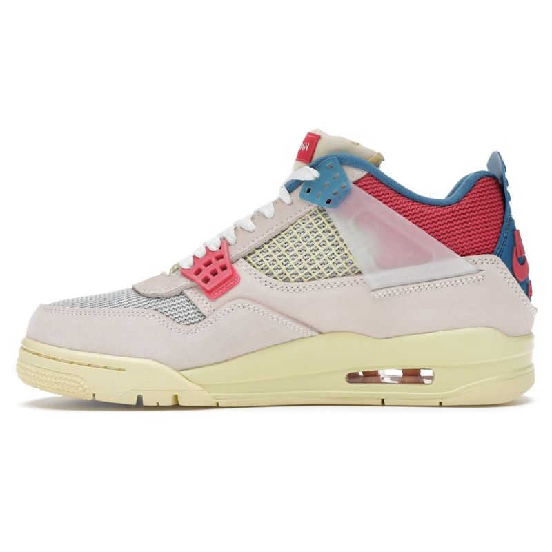 Union LA x Air Jordan 4 Retro Guava Ice Unisex Sneaker Pink Light-Bone Brigade-Blue DC9533-800