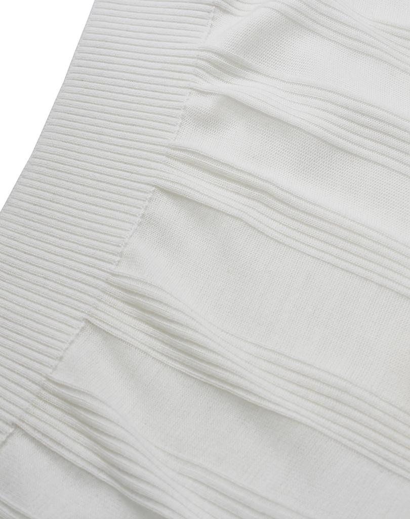 DEVERRMAN Textured Polo Knit (White)