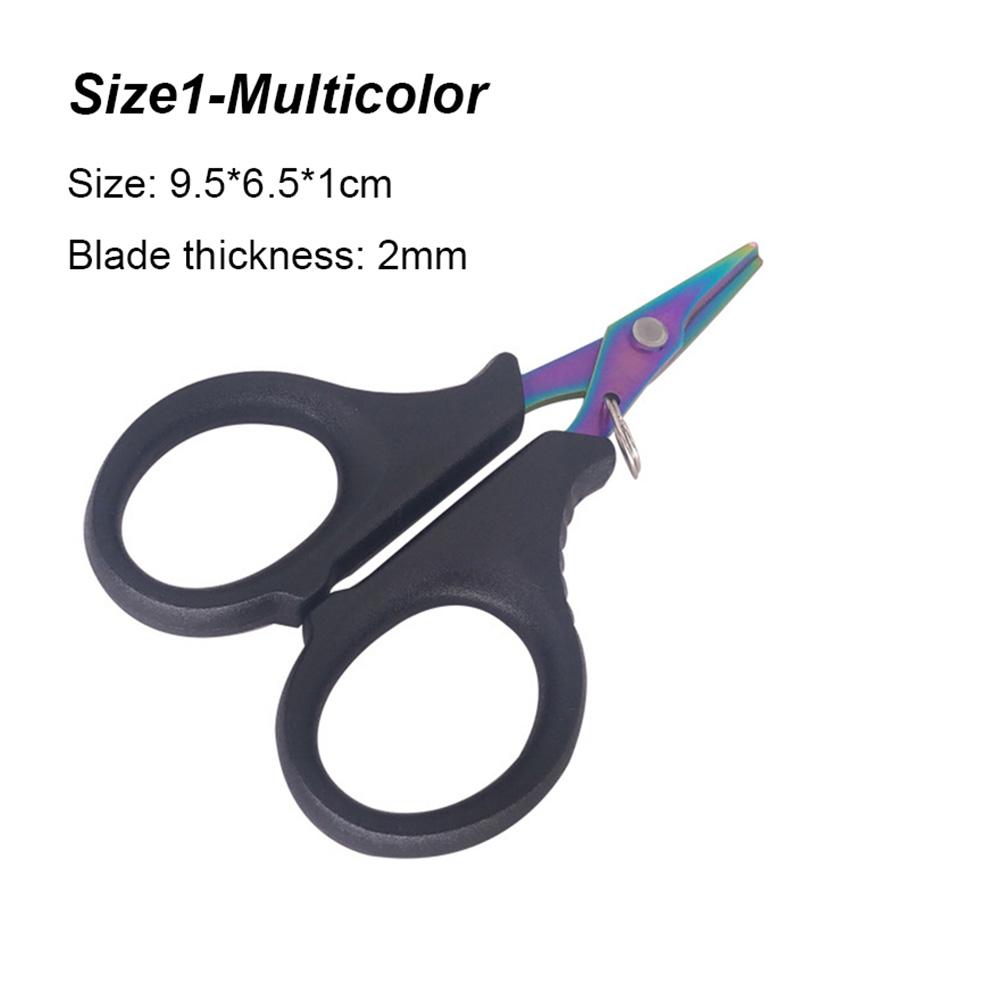 

Портативные многофункциональные рыболовные ножницы Ножницы из нержавеющей стали Режут плетеную леску PE Приманка Оксфордская сумка Рыболовный инструмент Аксессуары