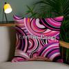 Fashion E-Ee-Emilio Logo P-Pucci Pillow Case Home Dorm Chair Back Short Plush Double-Sided Printing Nap Time Cushion Cover