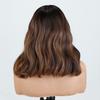 FREEDOM 13X7 Synthetic Lace Front Wigs For Women Short Bob Lace Frontal Wig Natural Curly Wavy Ombre Brown Blonde Cosplay Wigs