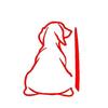 Smiling Puppy Car Window Sticker Removable Decal Personalizes Pet Car Accessories for Vehicles Glass Surfaces Gifts