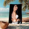 Custom Name Ultra-Soft Beach Towel with Selena Quintanilla Theme,Ideal for Pool - Camping, Diving - Perfect Travel Essential, Vibrant Beach Towel.
