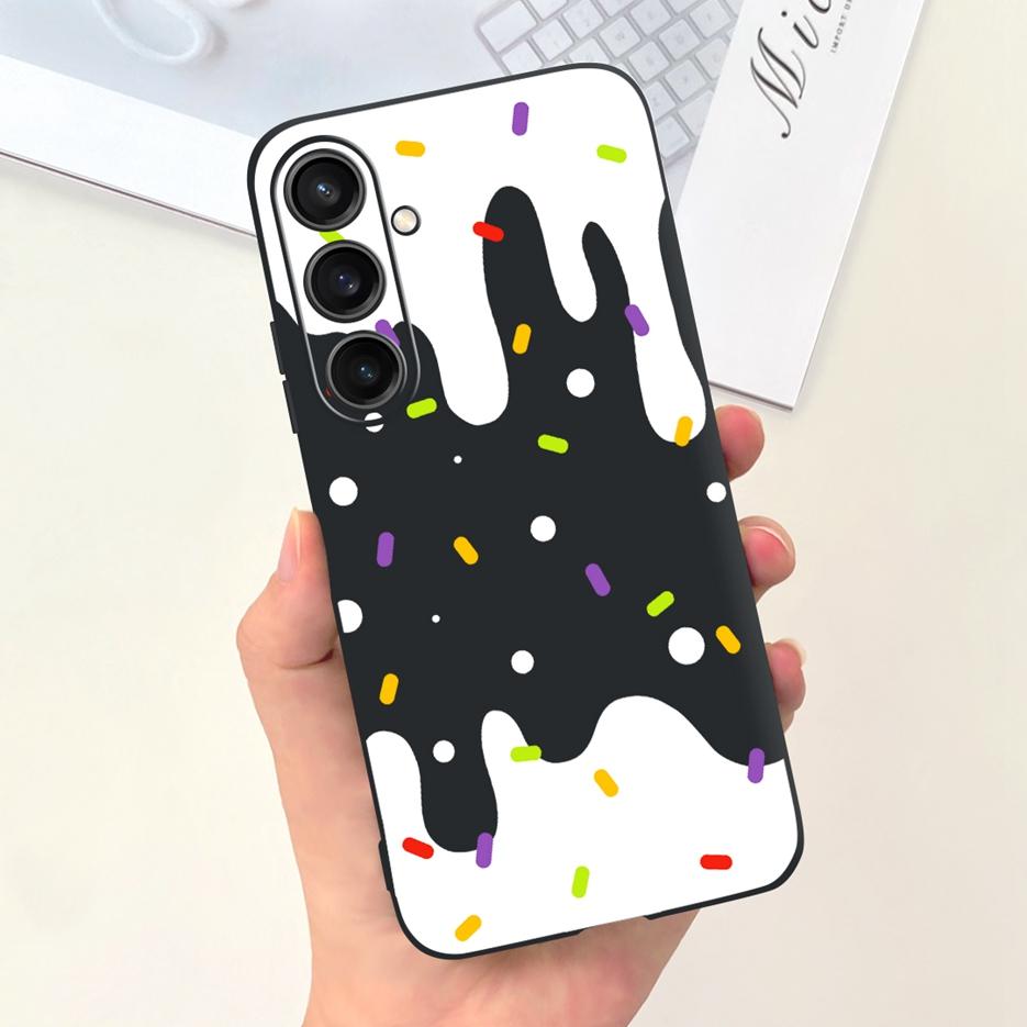 For Samsung Galaxy A55 Case A15 A25 A35 5G Stylish Candy Painted Cover Soft TPU Phone Case For Samsung A15 Galaxy A25 2023 Shell