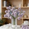 Artificial Flowers Silk Mini Ball Chrysanthemum Home Room Wedding Bridal Bouquet Autumn Decora Festival Outdoor Garden DIY Gifts