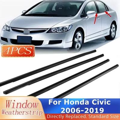 Pentru Honda Civic 2006- Garnitură exterioară geam, Bandă de etanșare geam, Benzi de cauciuc de etanșare, Etanșare impermeabilă geam