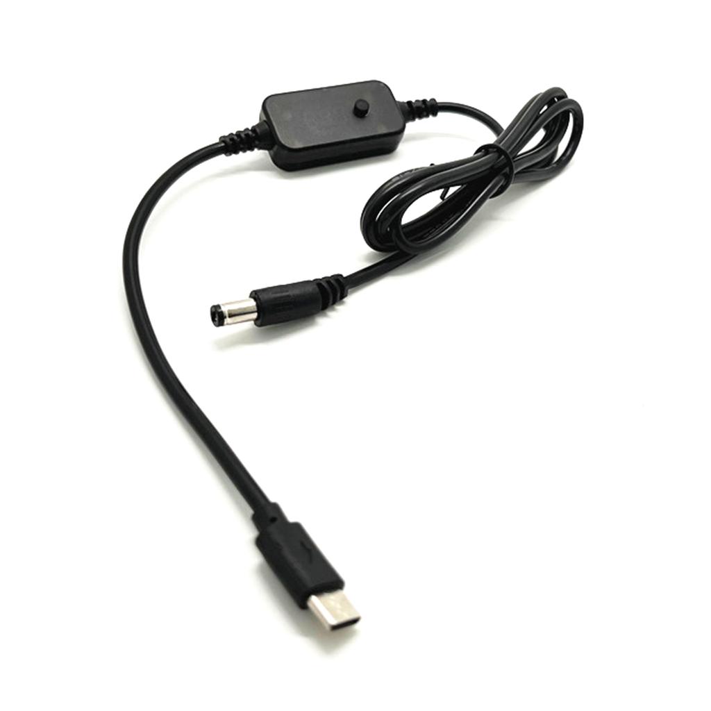 USB TypeC PDto DC5521 Stromkabel 5V9V12V15V20V Einstellbar mit Adaptern Hohe Zuverlässigkeit Weniger Ressourcenverschwendung