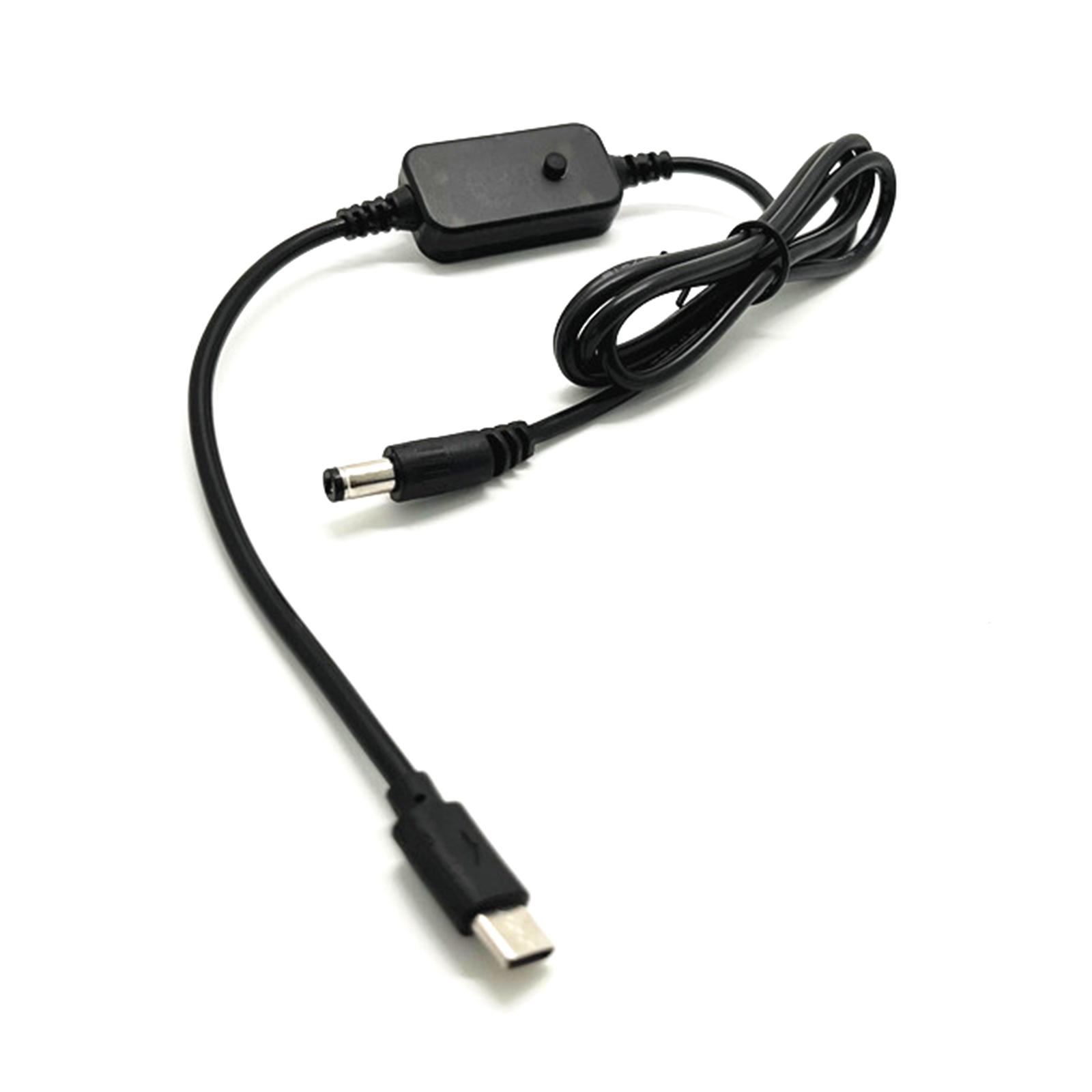 

Кабель питания USB TypeC PDto DC5521 5 В 9 В 12 В 15 В 20 В Регулируемый с адаптерами Высокая надежность Меньше отходов ресурсов 1
