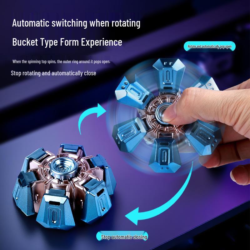 Transforming Mecha Gyroscope: Innovative Decompression Toy with Exploding Armor and Mechanical Features