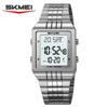 SKMEI 2335 Stainless Steel Strip Wristwatches Reloj Hombre Business Digital Electronic Watch Fashion Men Women Waterproof