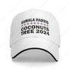 Coconuts Tree Patriotic Kamala Harris Hat Baseball Cap Trendy Funny Hats for Unisex Women Sun Caps