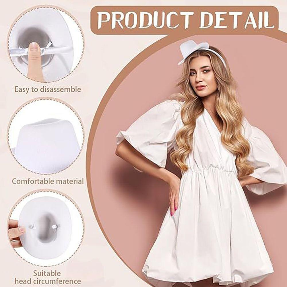 Headdress Cowgirl Hat Hair Hoop Headwear Festival Hairband Fashion Cowboy Hat Headband
