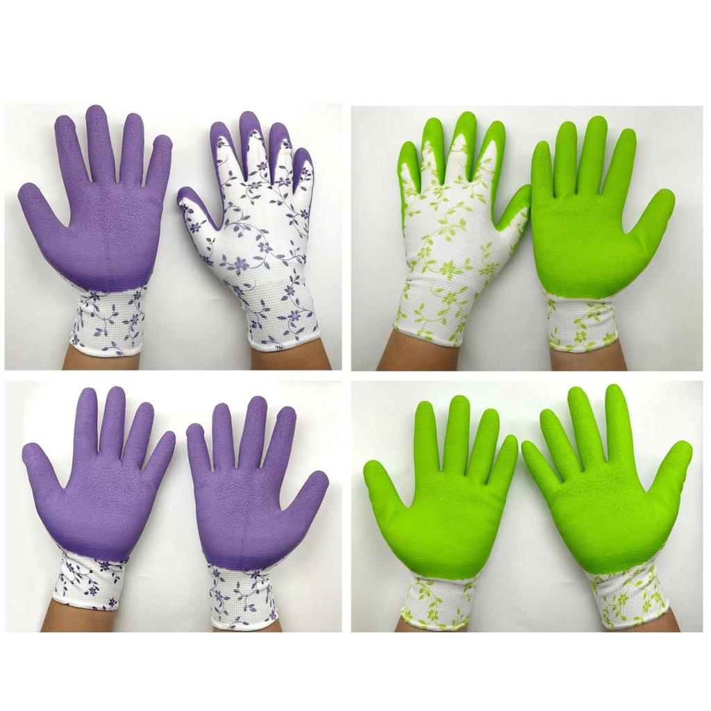 Pleneal Gardening Gloves for Women Men - Breathable Garden Gloves with Grip, Working Glove, Medium Size Fits Most