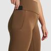 Under Armour Meridian Solid Color Elastic Mid-Waist Slim Fit Nine-Point Sports Pants Women pants Moss-Brown 1382525-253